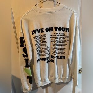 harry styles love on tour crewneck